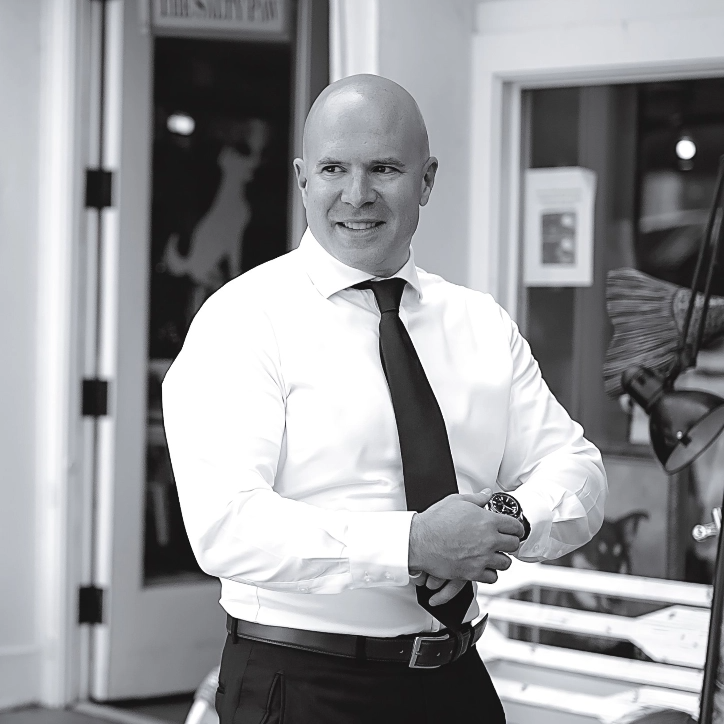 Portrait of Baretz+Brunelle co-founder Spencer Baretz