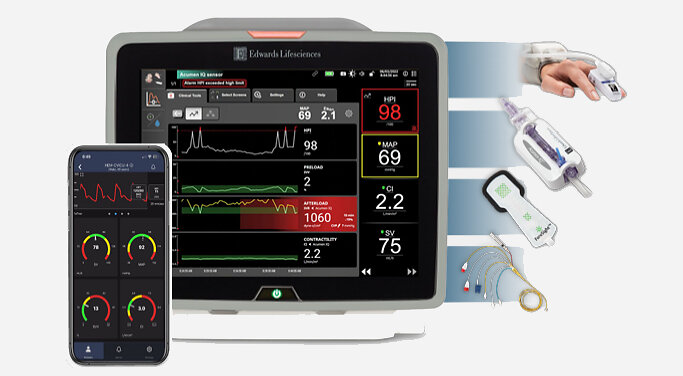 Hemodynamic monitoring equipment in BD’s Critical Care acquisition press image
