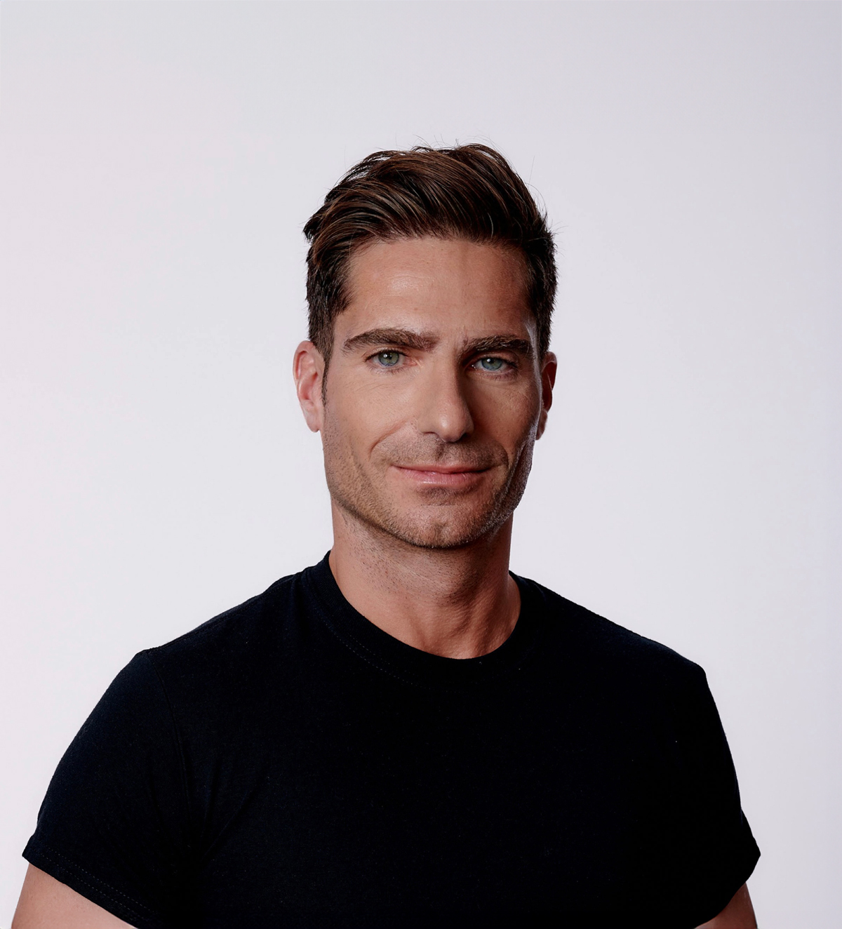 Geoff Lewis, Bedrock’s founder and managing partner, in a black shirt against a pale background