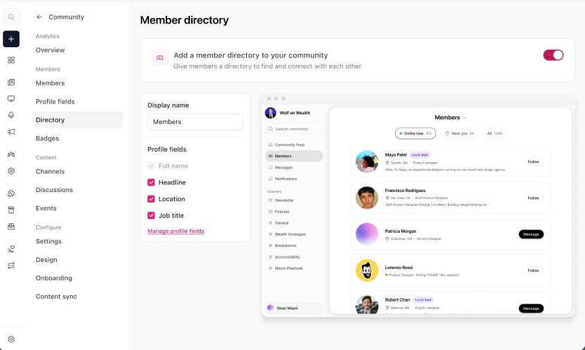 beehiiv’s Member Directory Makes the Audience the Attraction