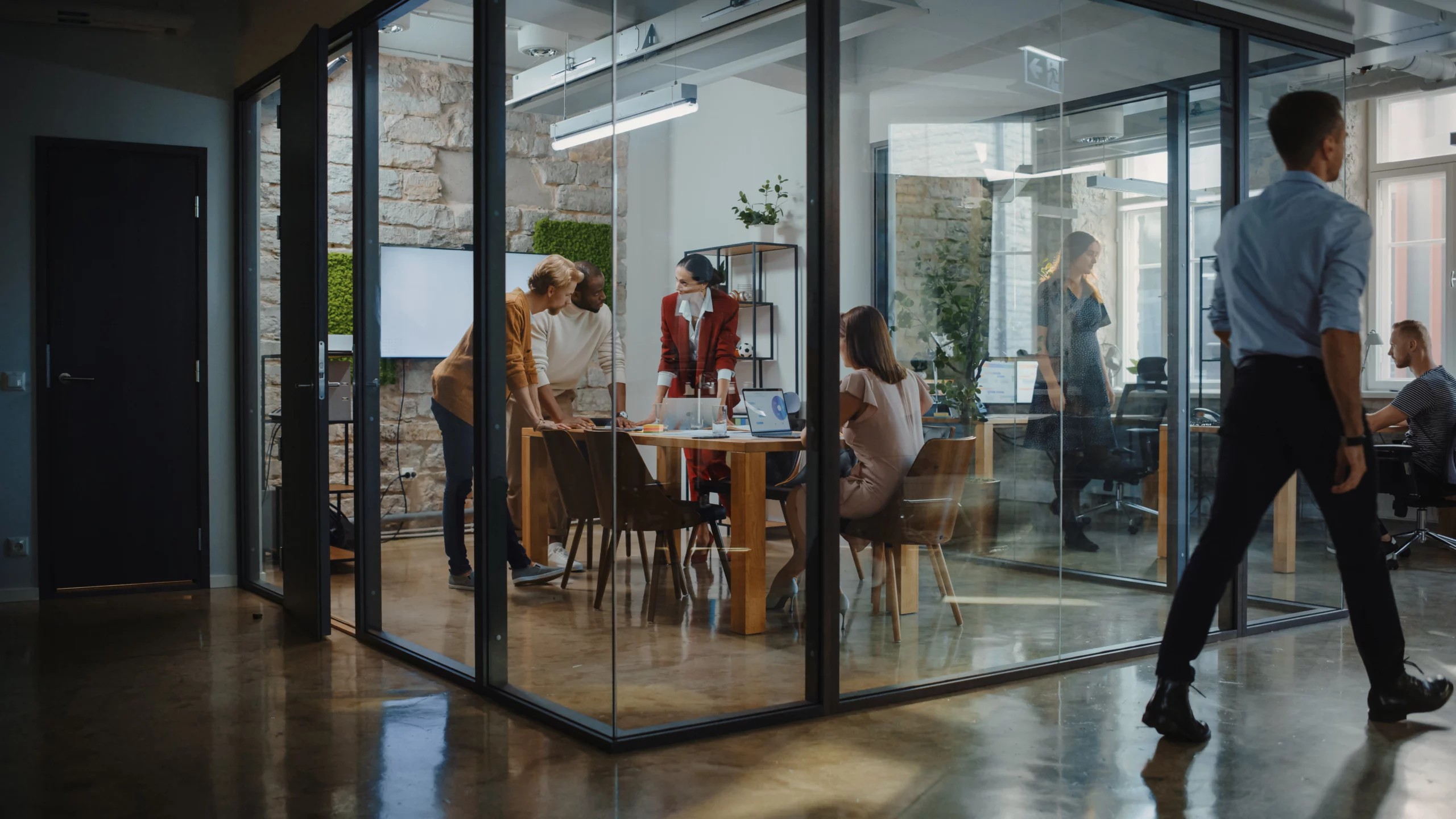 The bright, contemporary Belfort Group office in Boston