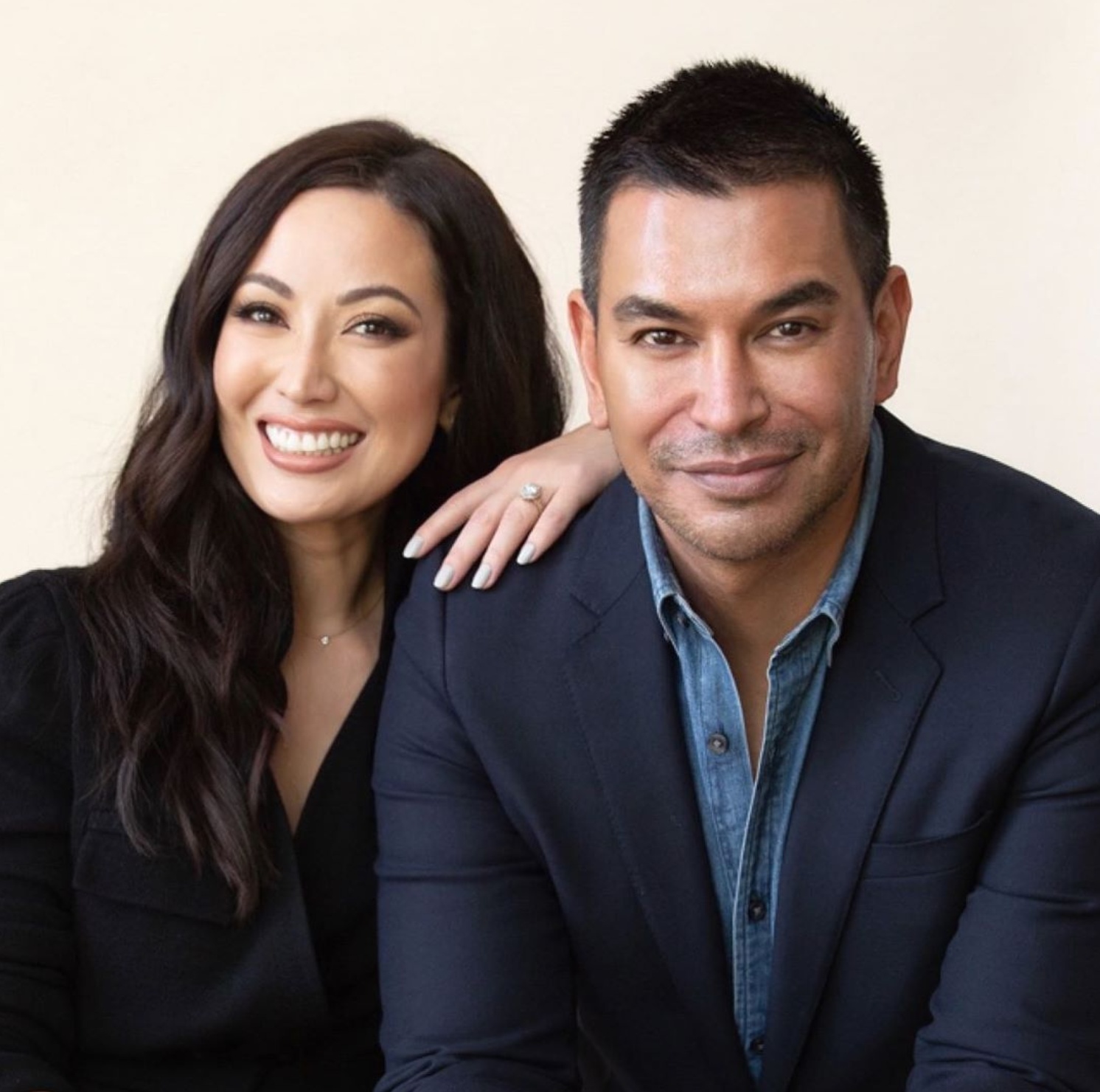 Naturium co-founders Susan Yara, left, and Ben Bennett, right