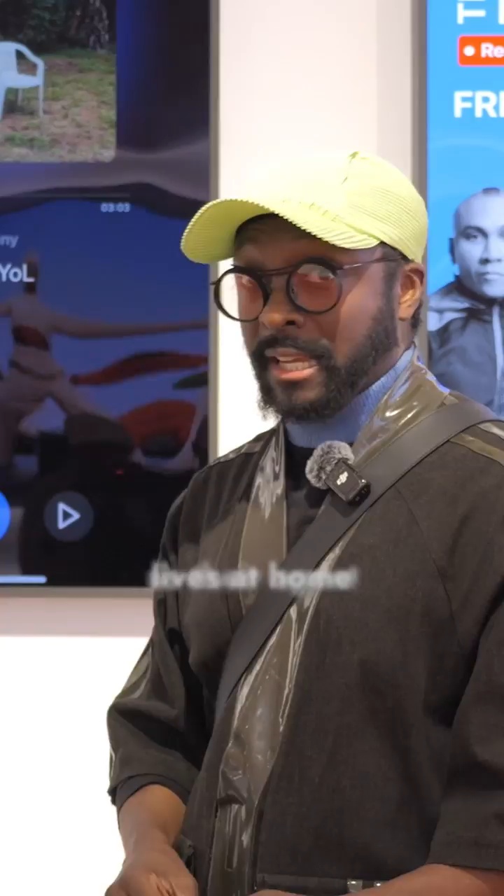 will.i.am speaking during his CES 2026 conversation with Ben Bloch