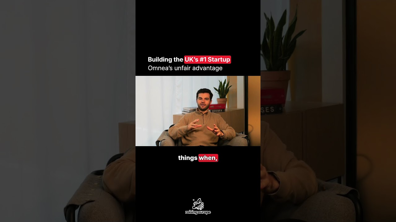 Ben Freeman seated during a Raising Europe video interview