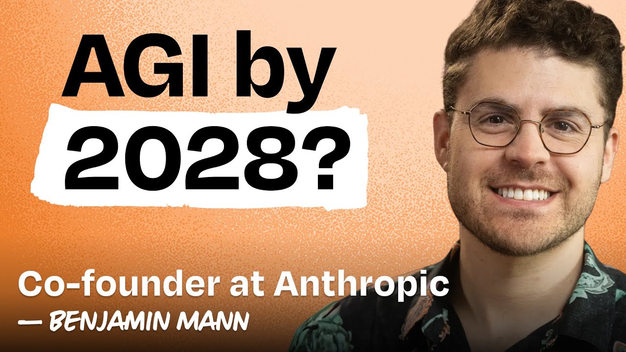 Benjamin Mann during a long-form interview about artificial general intelligence and Anthropic
