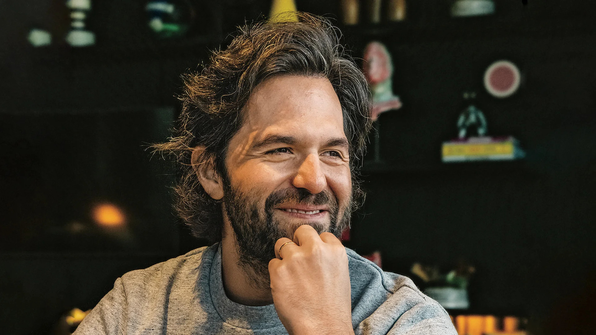 Ben Forgan seated in the Hologram workspace