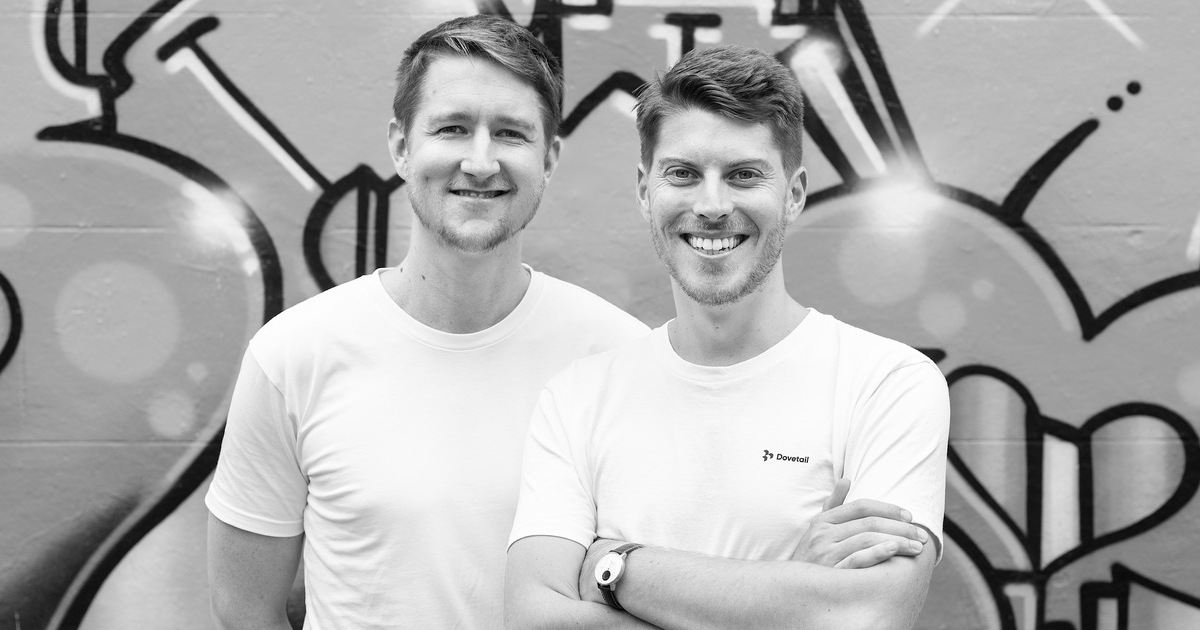 Dovetail co-founders Bradley Ayers and Benjamin Humphrey
