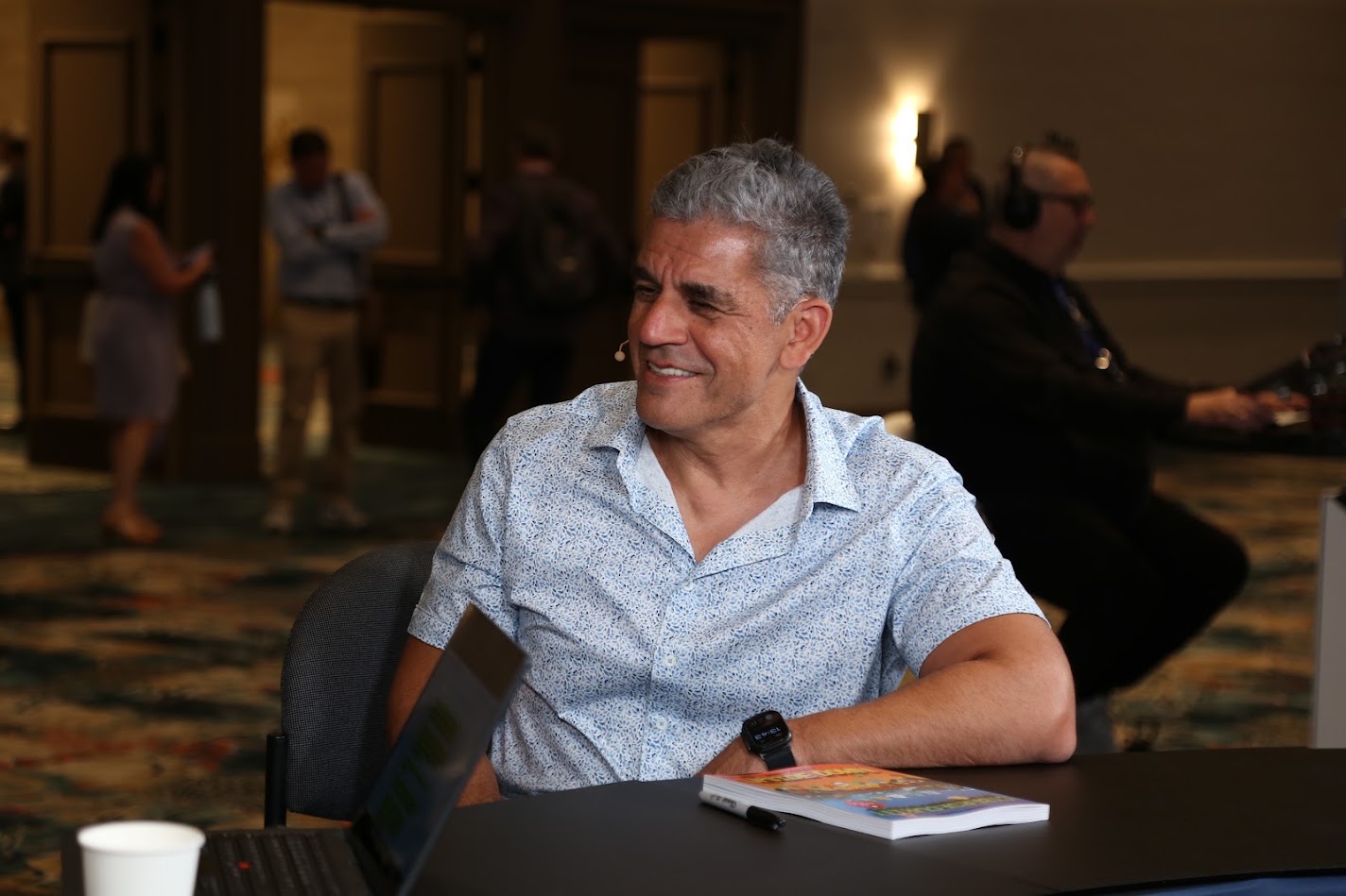 Benny Czarny seated for an interview at Black Hat USA 2026