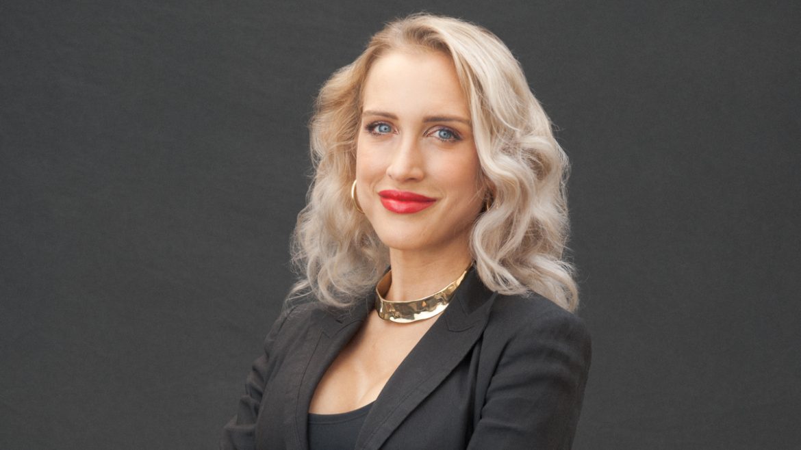 Portrait of BLACK + GOLD founder and creative director Elizabeth Waterman