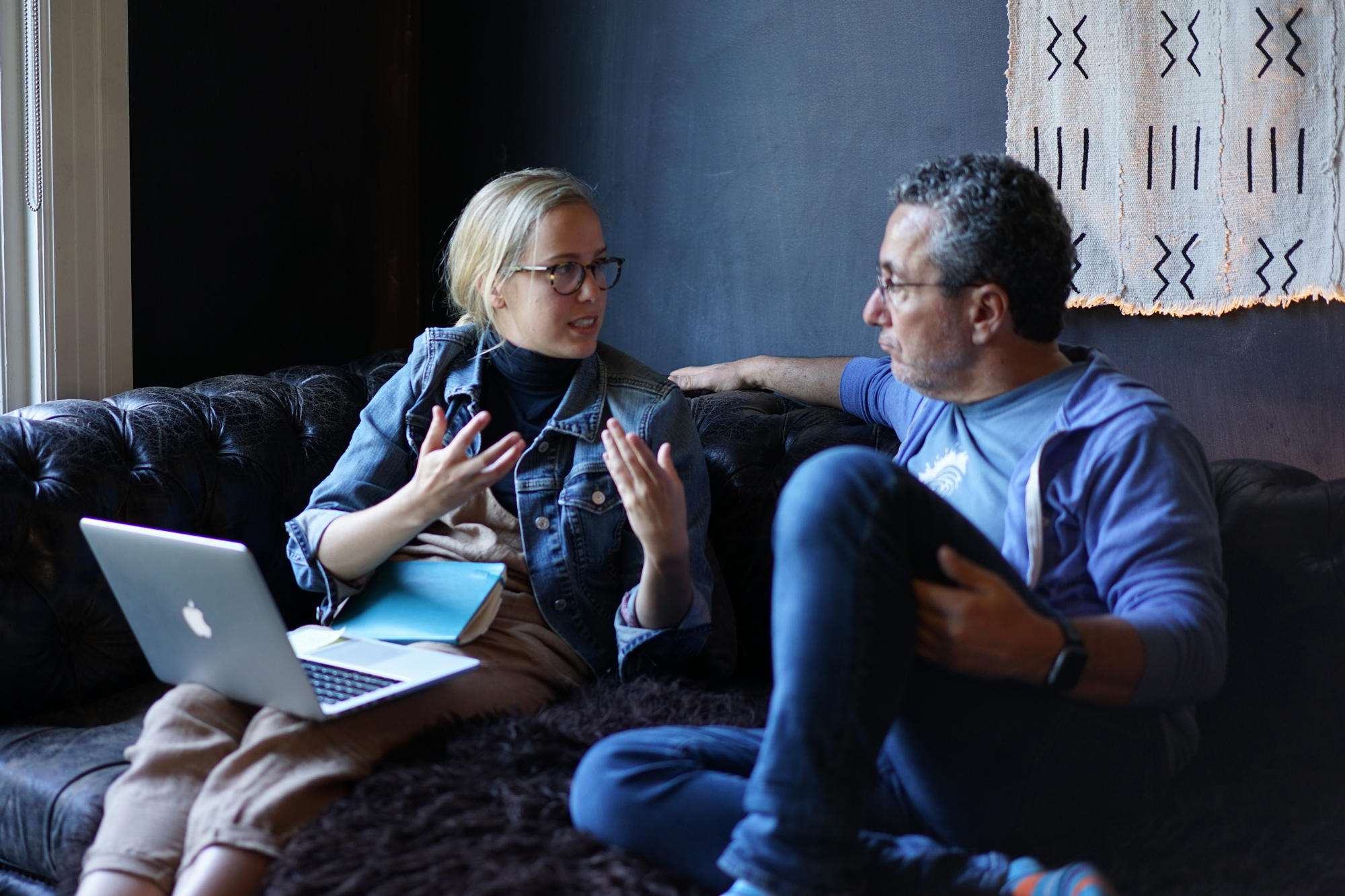 Wedfuly founder Caroline Creidenberg with Blackbox founder Fadi Bishara