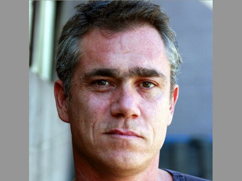 Portrait of Blair Harrison published during an interview about Frequency