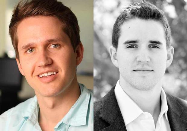 Blake Byers, left, and his brother Chad in the Forbes 2015 30 Under 30 feature