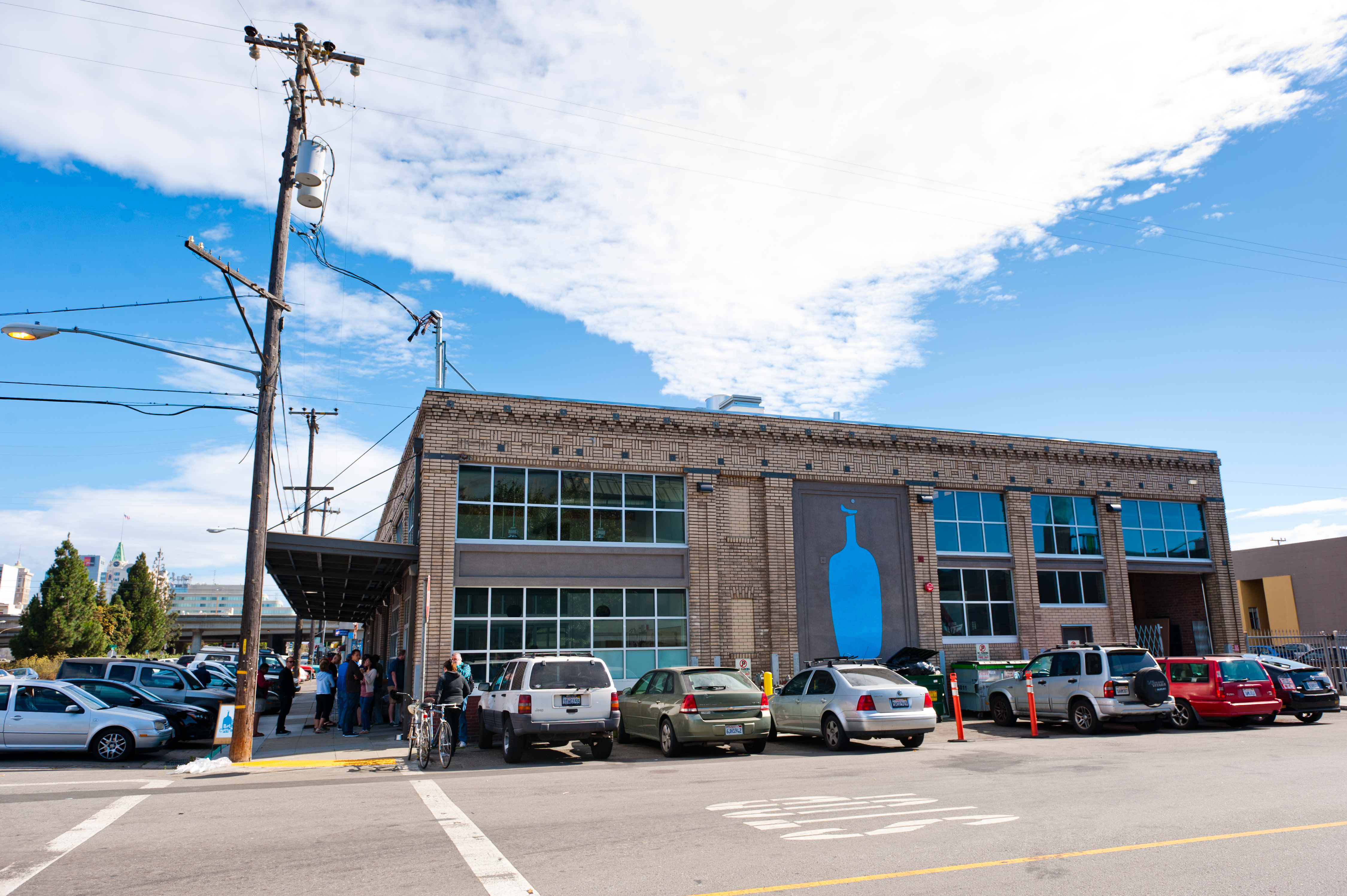 A Blue Bottle Coffee cafe and roastery