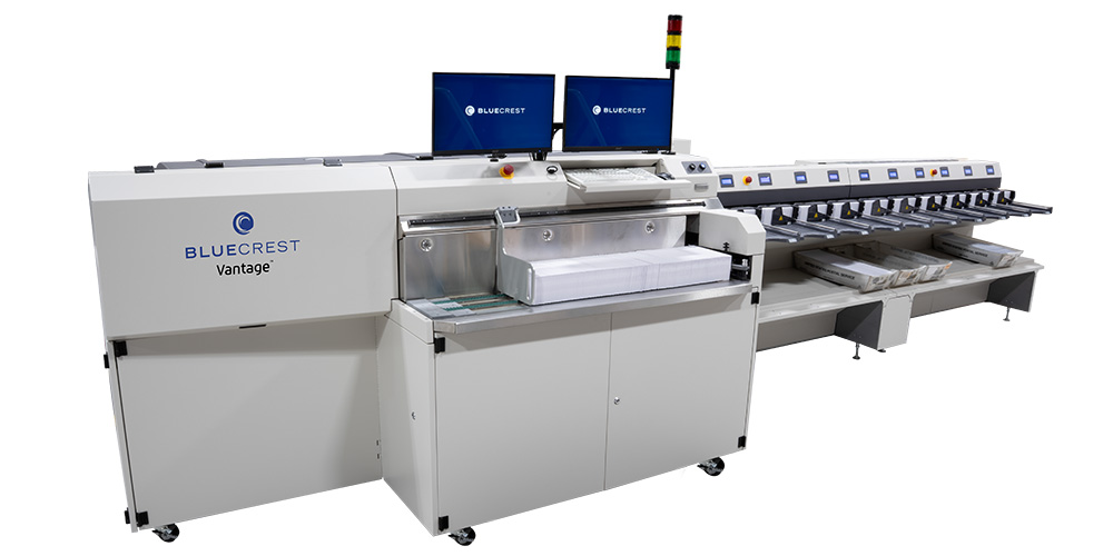 BlueCrest Vantage Select compact letter sorting system