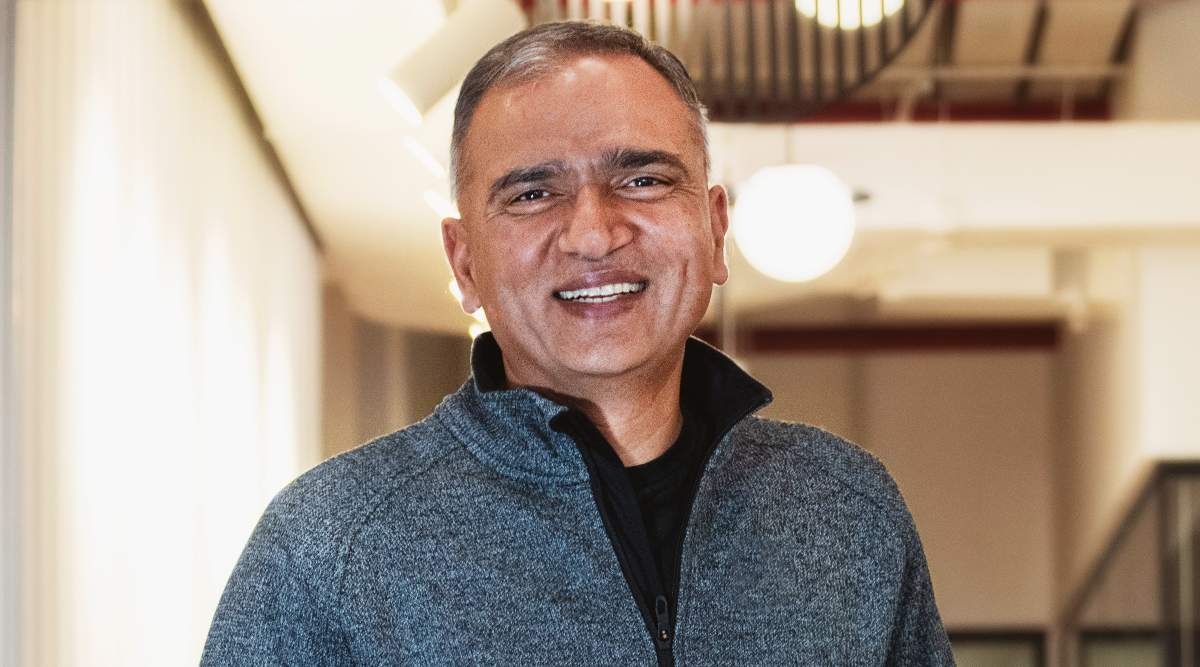 BlueStacks co-founder Rosen Sharma smiling in an office