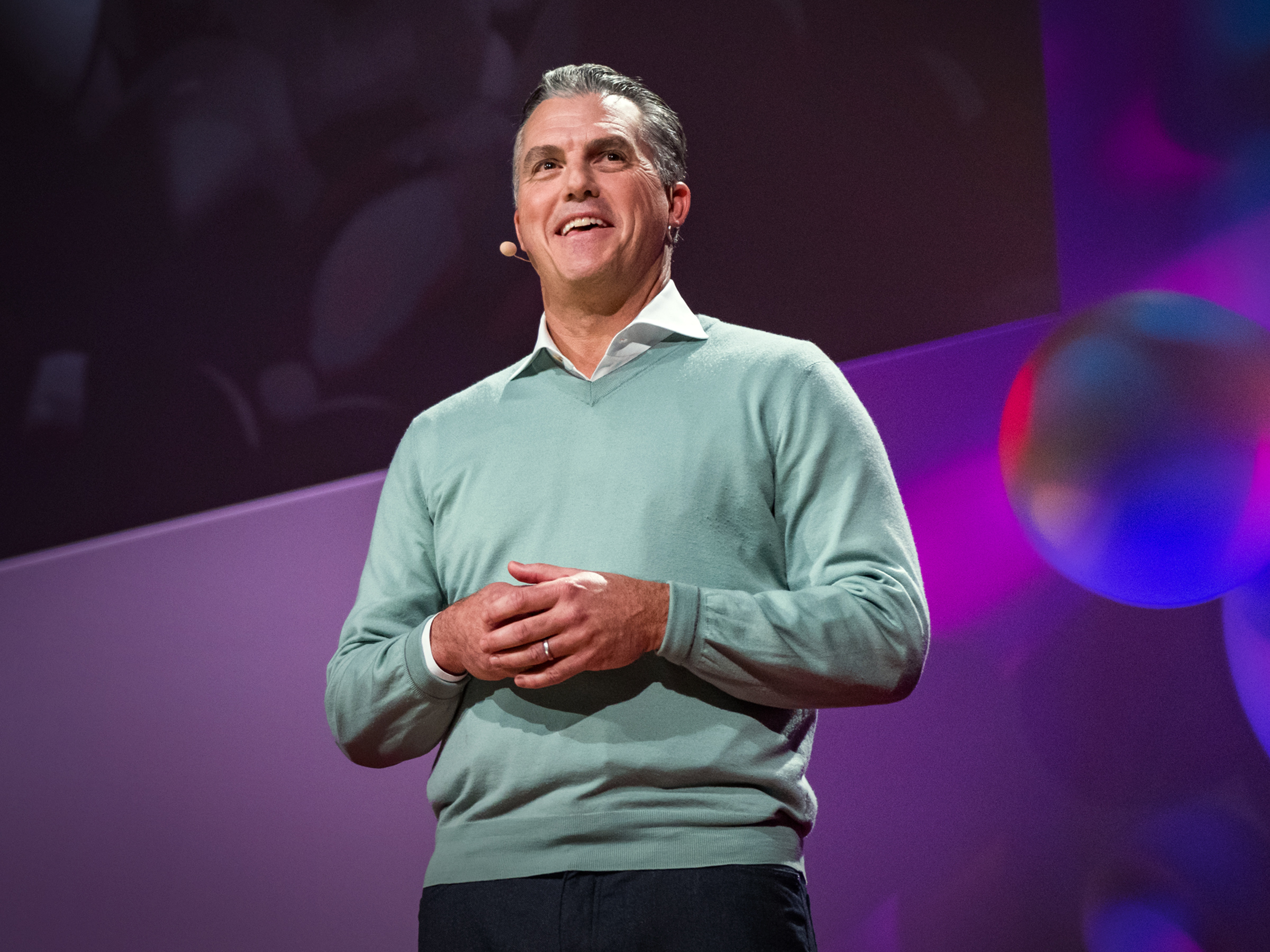 Bluewolf co-founder Eric Berridge speaking on the TED@IBM stage