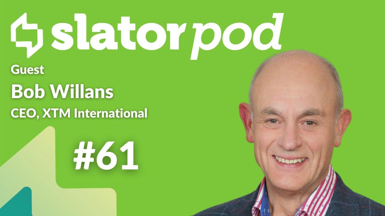Promotional artwork for Bob Willans’s appearance on SlatorPod episode 61