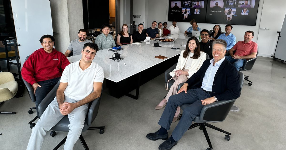 Members of the inaugural Bow Capital and UC San Diego incubator meeting together