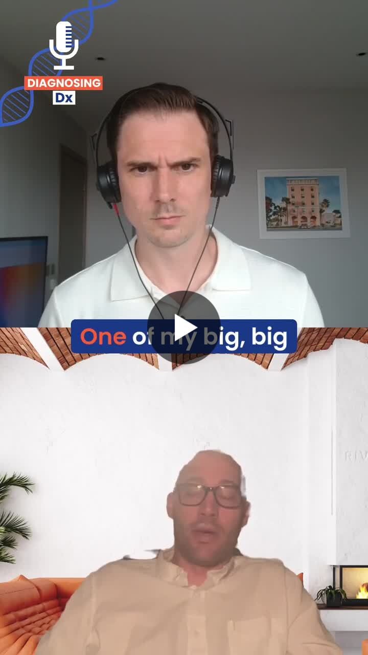Bradley Murray in a remote video conversation on the Diagnosing Dx podcast