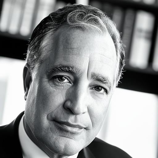 Black-and-white portrait of Brainworks founder Phillip Alvelda