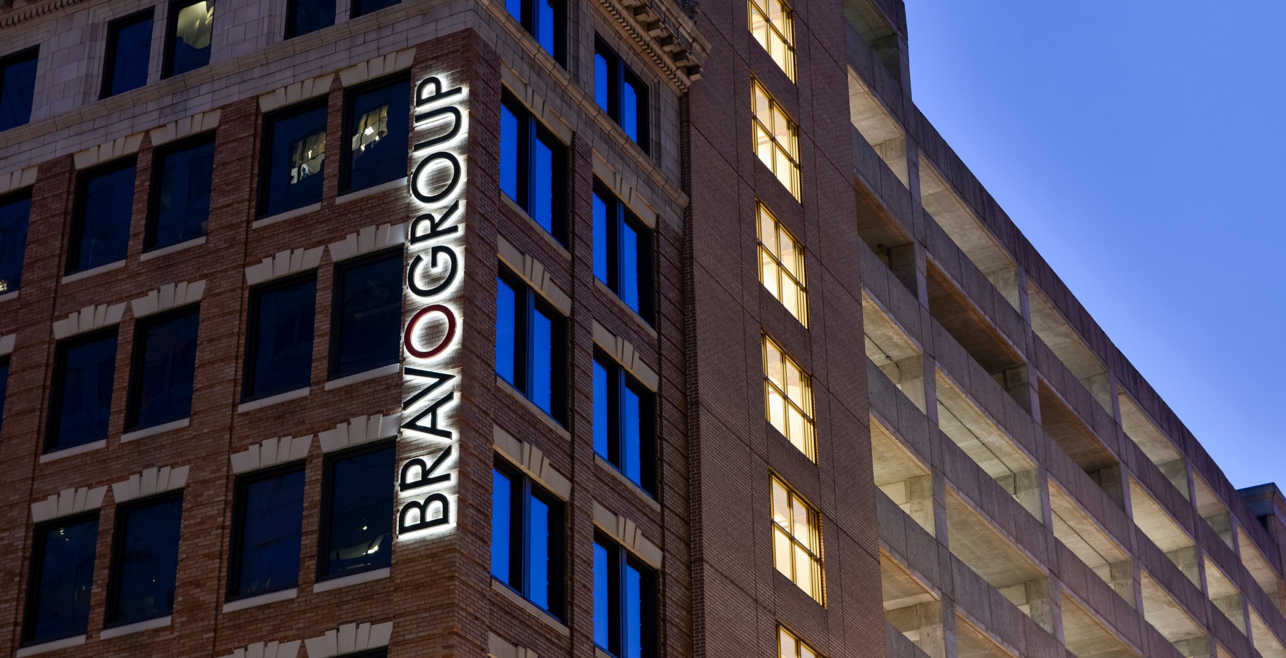 Bravo Group's Harrisburg office building viewed from the street