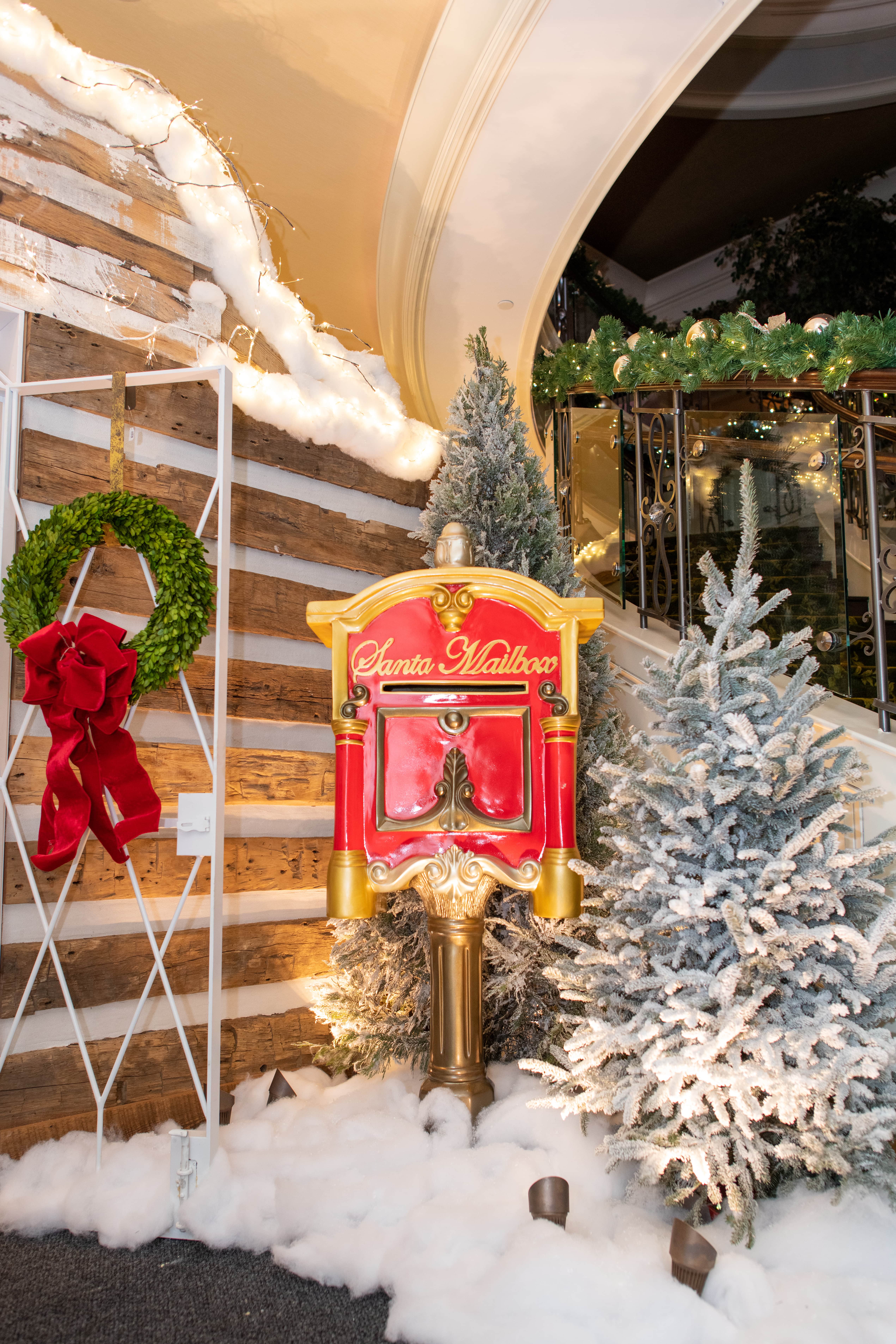 The Swiss-inspired Astor Chalet holiday installation at the St. Regis Atlanta