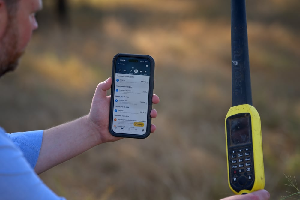 Breedr cattle management application product view