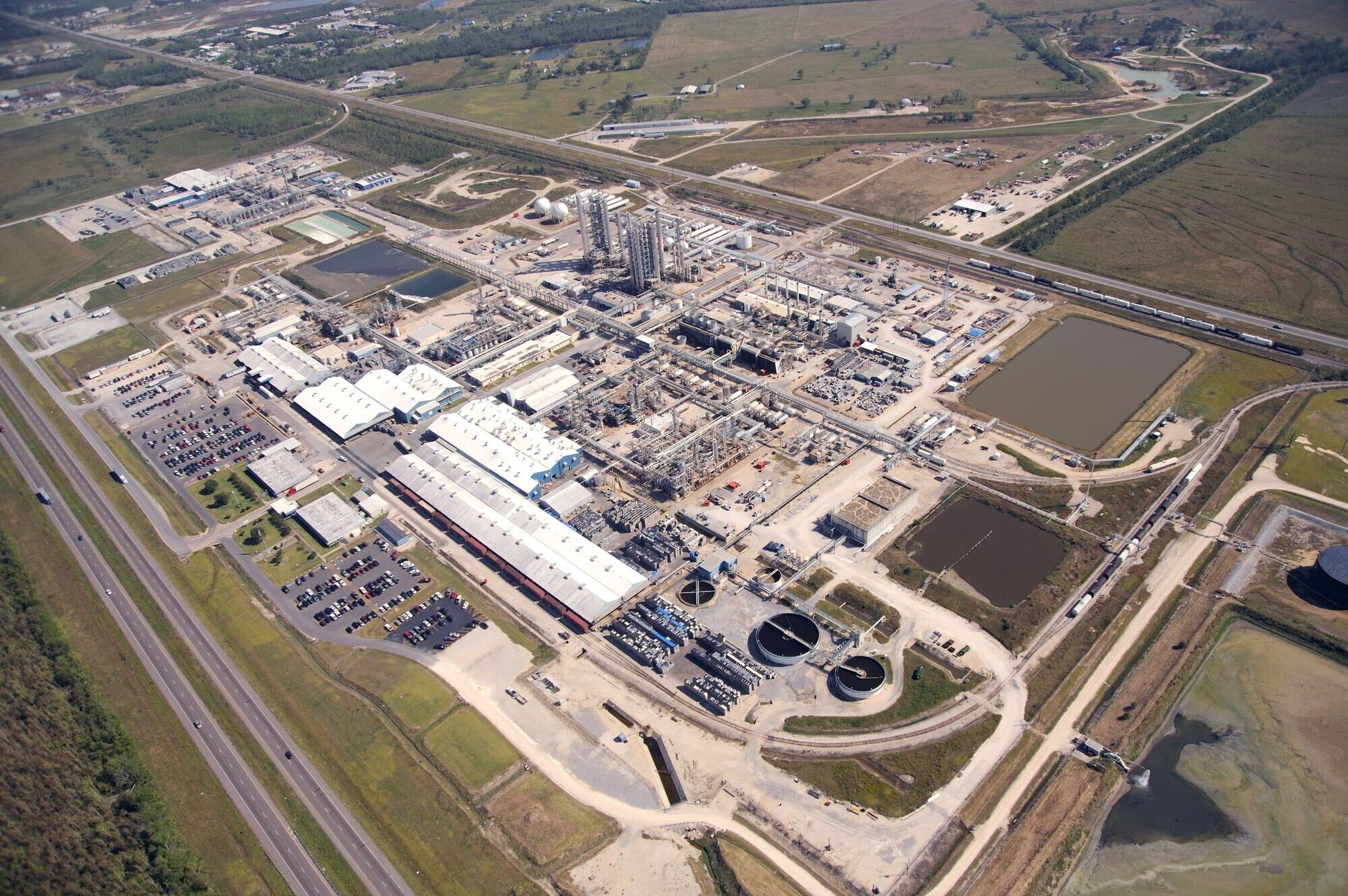 The synthetic rubber plant at Goodyear Beaumont, Texas