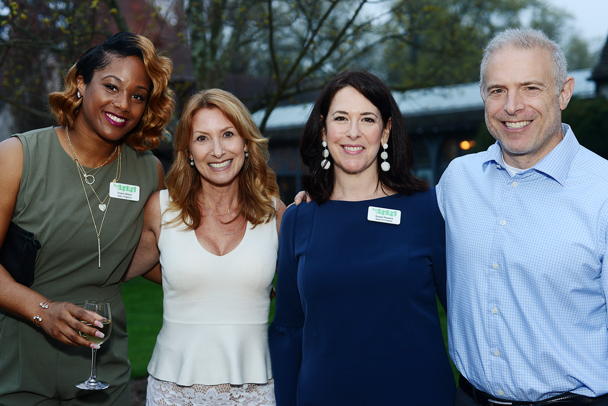 Imani Gilliam, Wendy Prager, Susan Present and Brett Prager together at a SEEDS event in 2017.