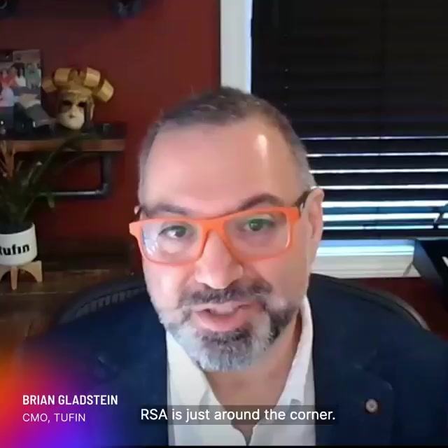 Brian Gladstein speaking to camera about Tufin's plans for RSAC 2026