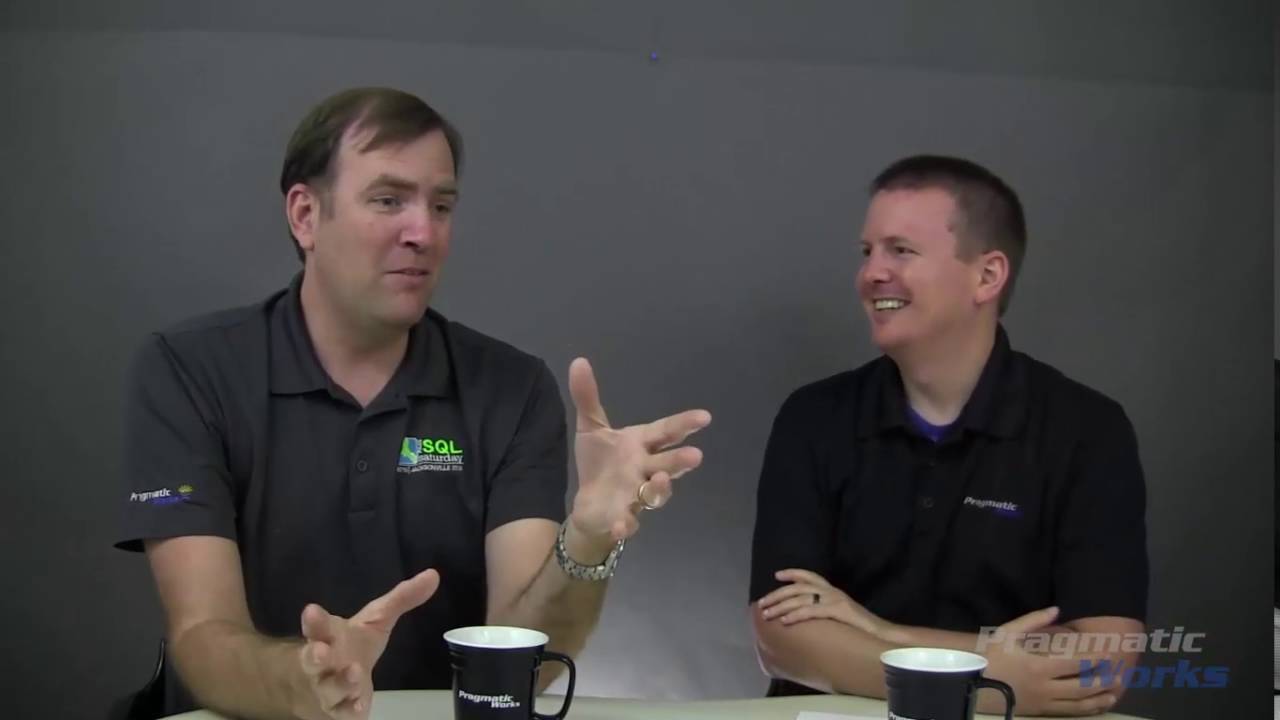 Brian Knight speaking with his brother Devin Knight during a Pragmatic Works interview