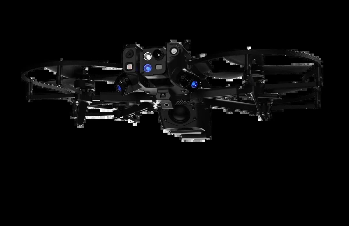 BRINC Lemur 2 indoor drone with guarded propellers and front-mounted cameras