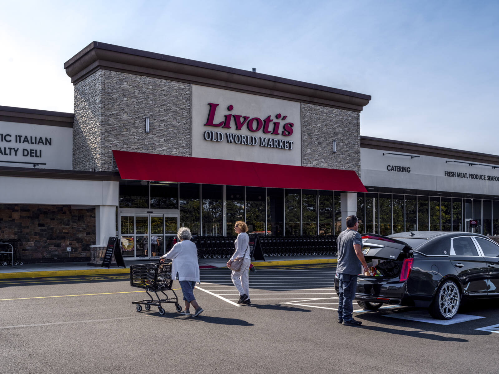 Livoti’s Old World Market storefront at Laurel Square in Brick, New Jersey
