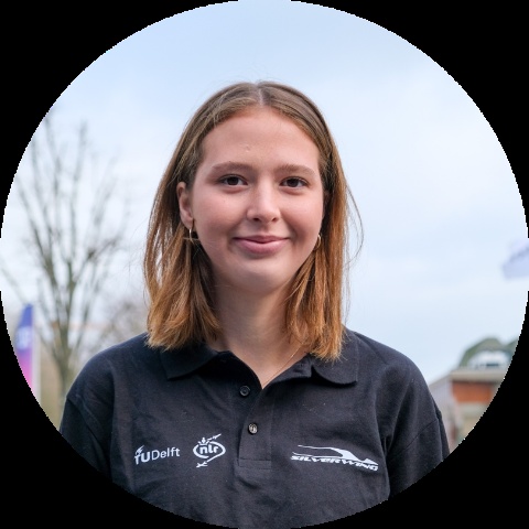 Archival Silverwing team photograph of Brontë Kolar wearing a team shirt