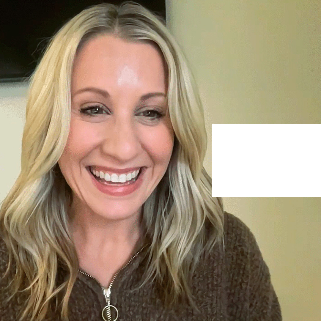 Brooke Brockman smiling during a remote recording of the Modern Craftsman podcast