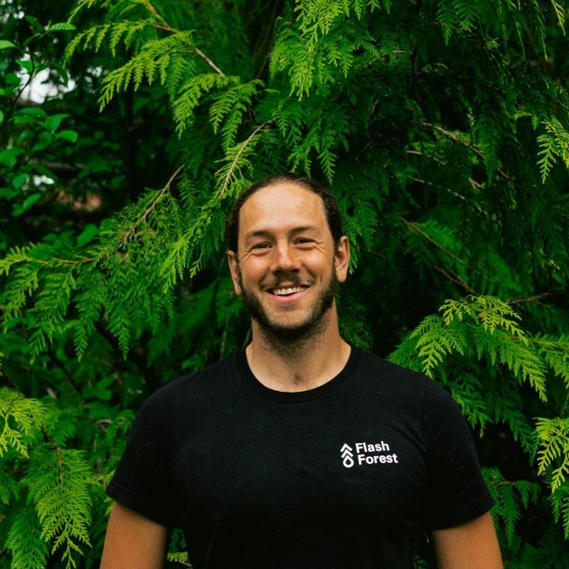 Bryce Jones, CEO and founder of Flash Forest