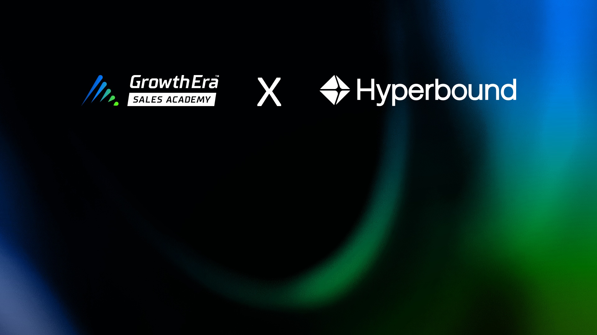 Growth Era Sales Academy and Hyperbound partnership announcement artwork