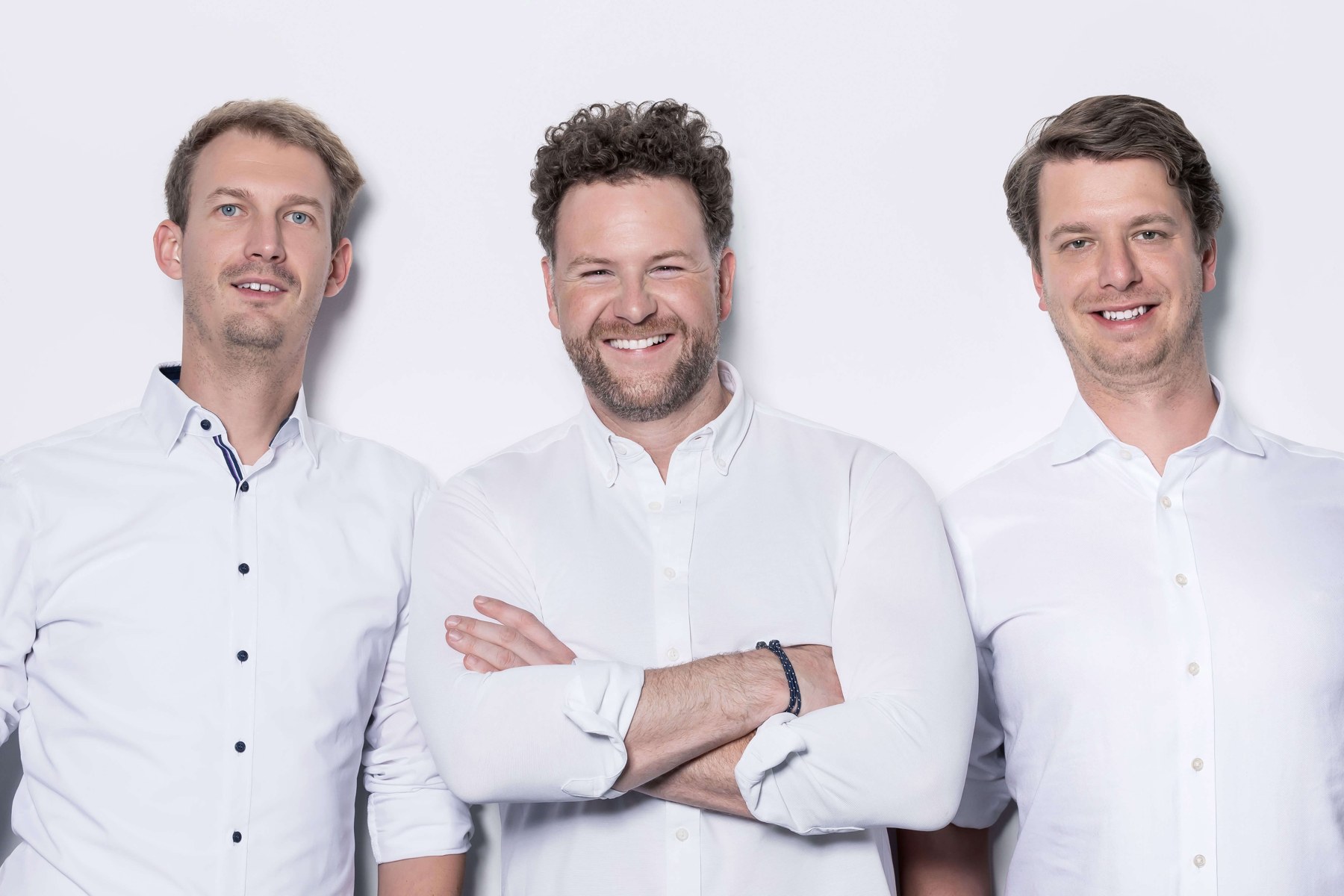The three BRYTER co-founders pictured together