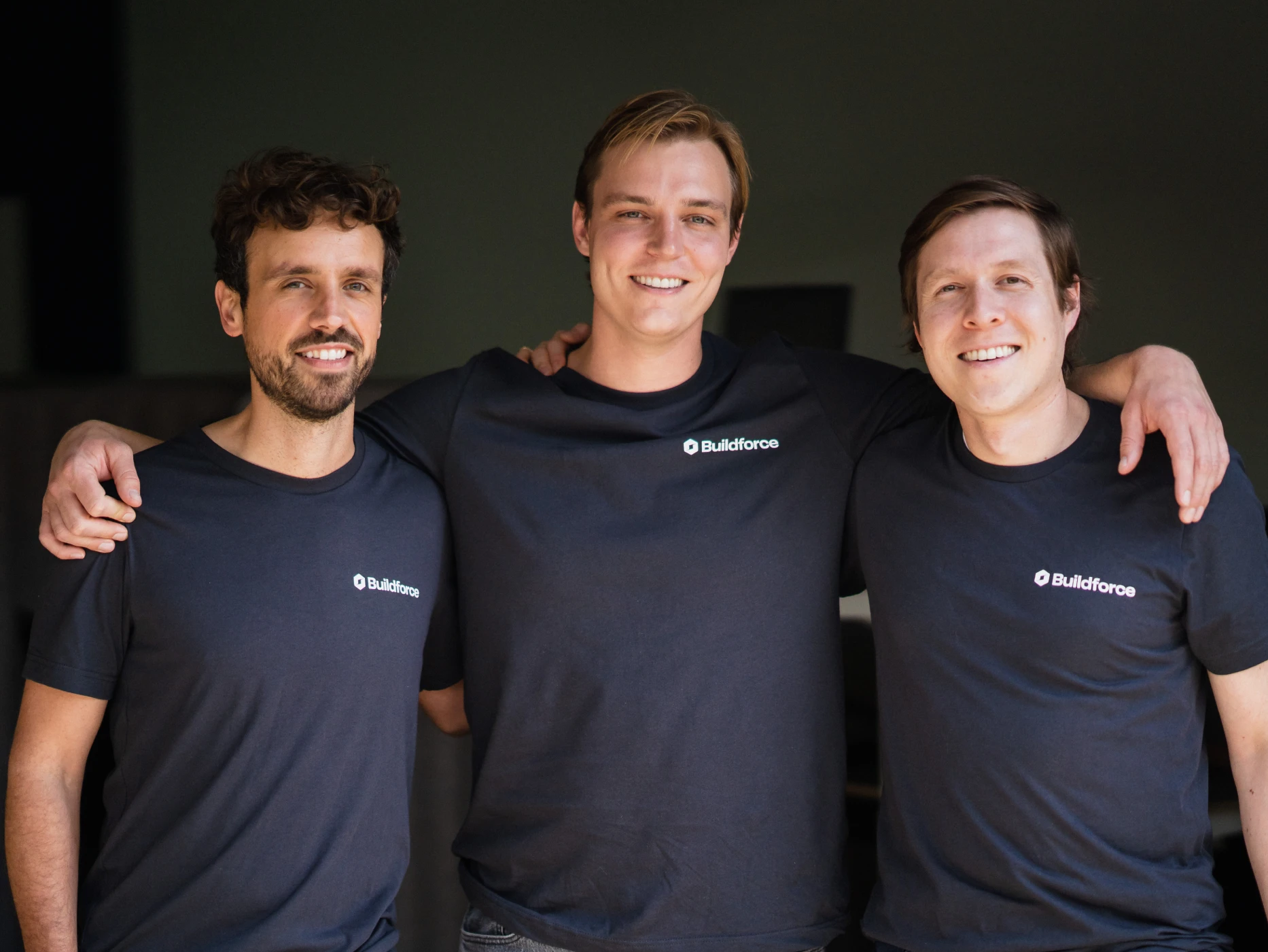Buildforce co-founders Michael Orcutt, Moody Heard and Vu Brown