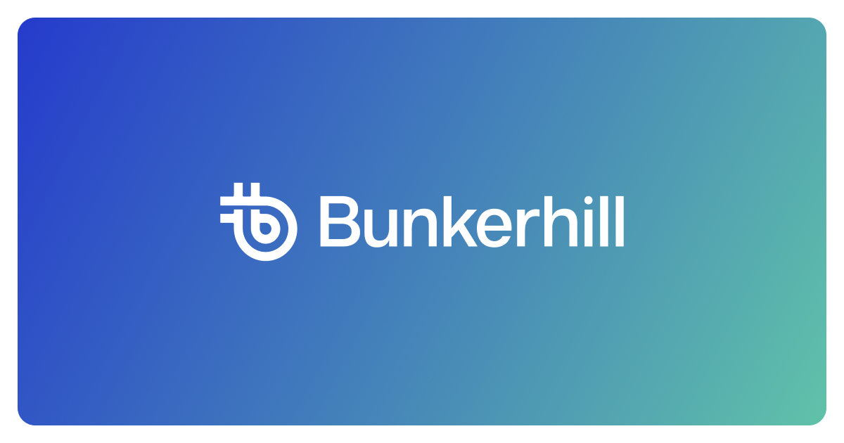 Bunkerhill Health logo on gradient