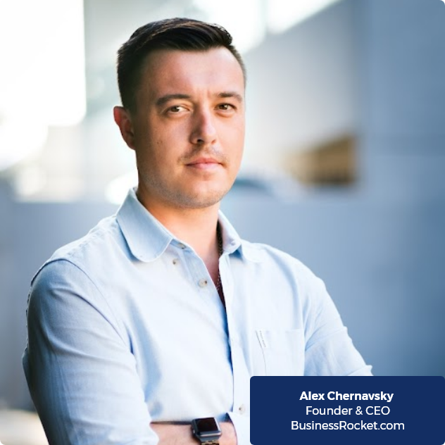 BusinessRocket founder and CEO Alex Chernavsky