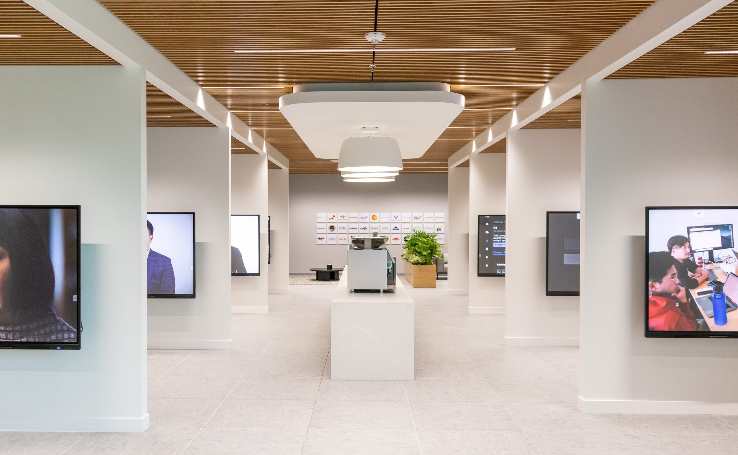 Interior of C3 AI's Redwood City office