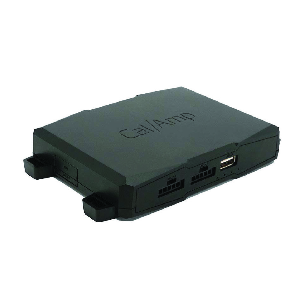 CalAmp LMU-4350LB black telematics gateway with auxiliary and USB ports