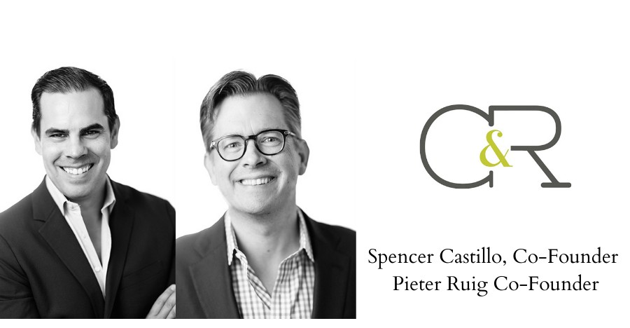 C&R co-founders Spencer Castillo and Pieter Ruig in a 2021 agency portrait composite