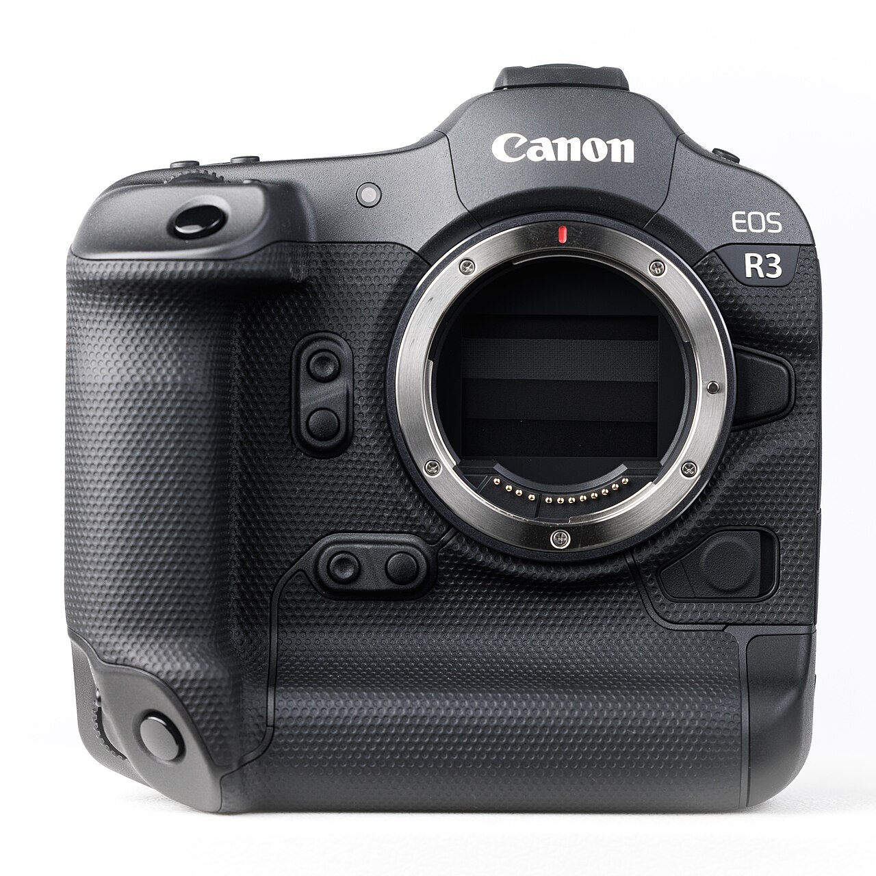 Canon EOS R3 professional mirrorless camera with grip