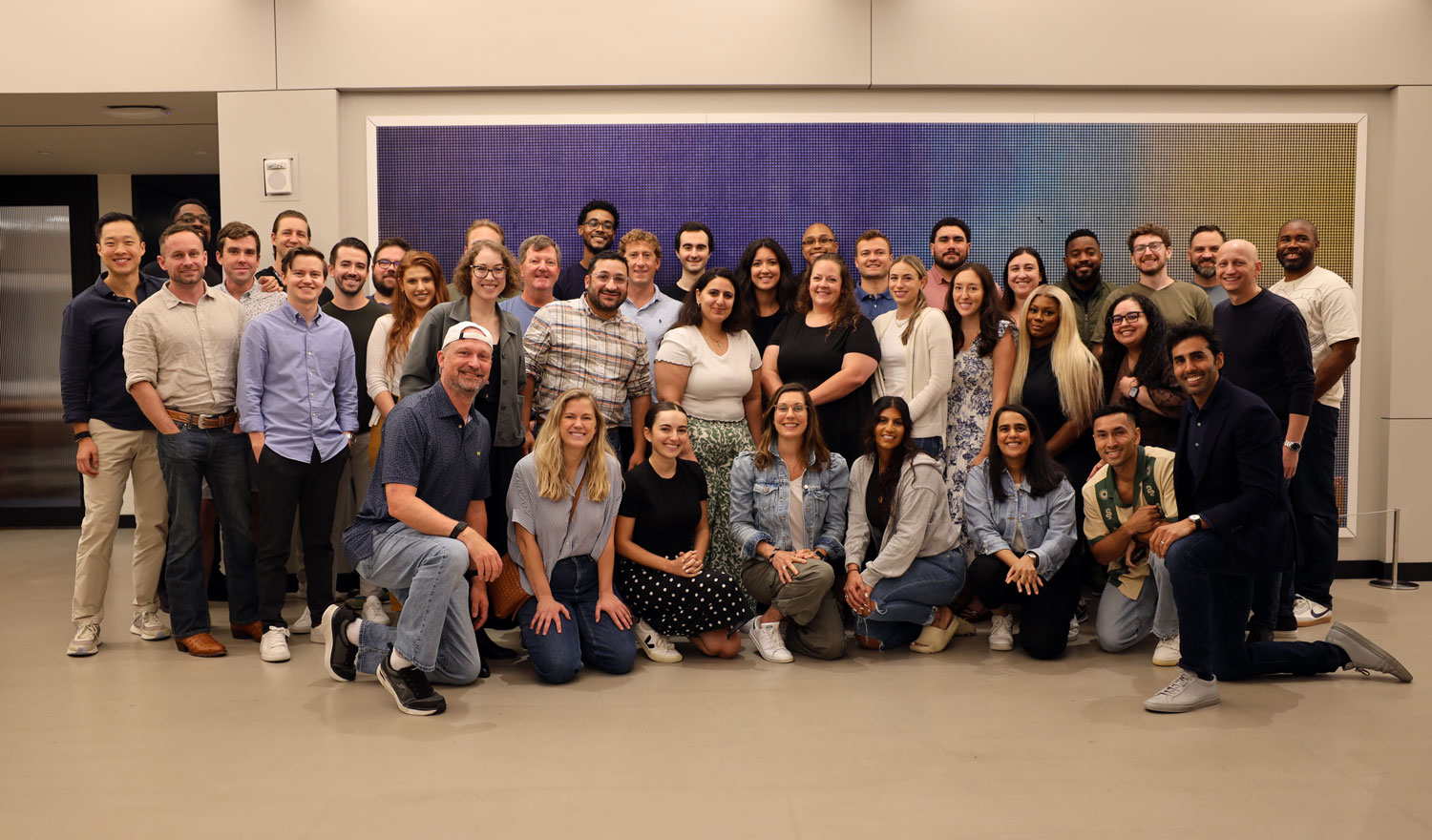 The Capitalize team gathered in their New York office