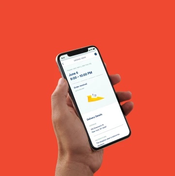 Capsule product image showing its mobile prescription interface