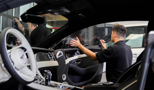 Window tinting service