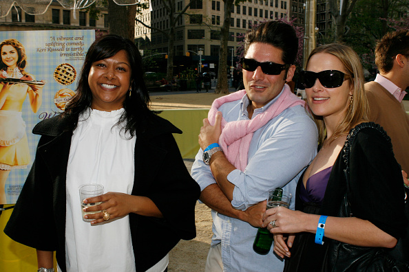 Carey Collins Krug with Rachna Shah and J. Errico at a New York film premiere event in 2007