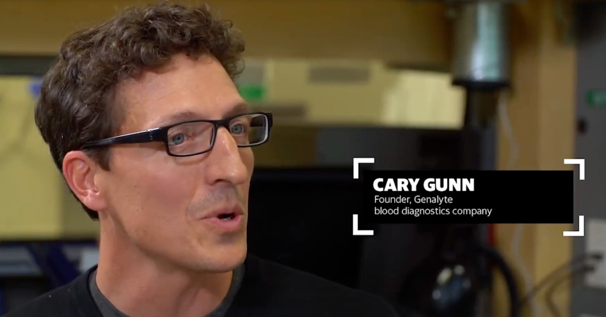 Cary Gunn speaking during a 2021 Yahoo Finance documentary interview